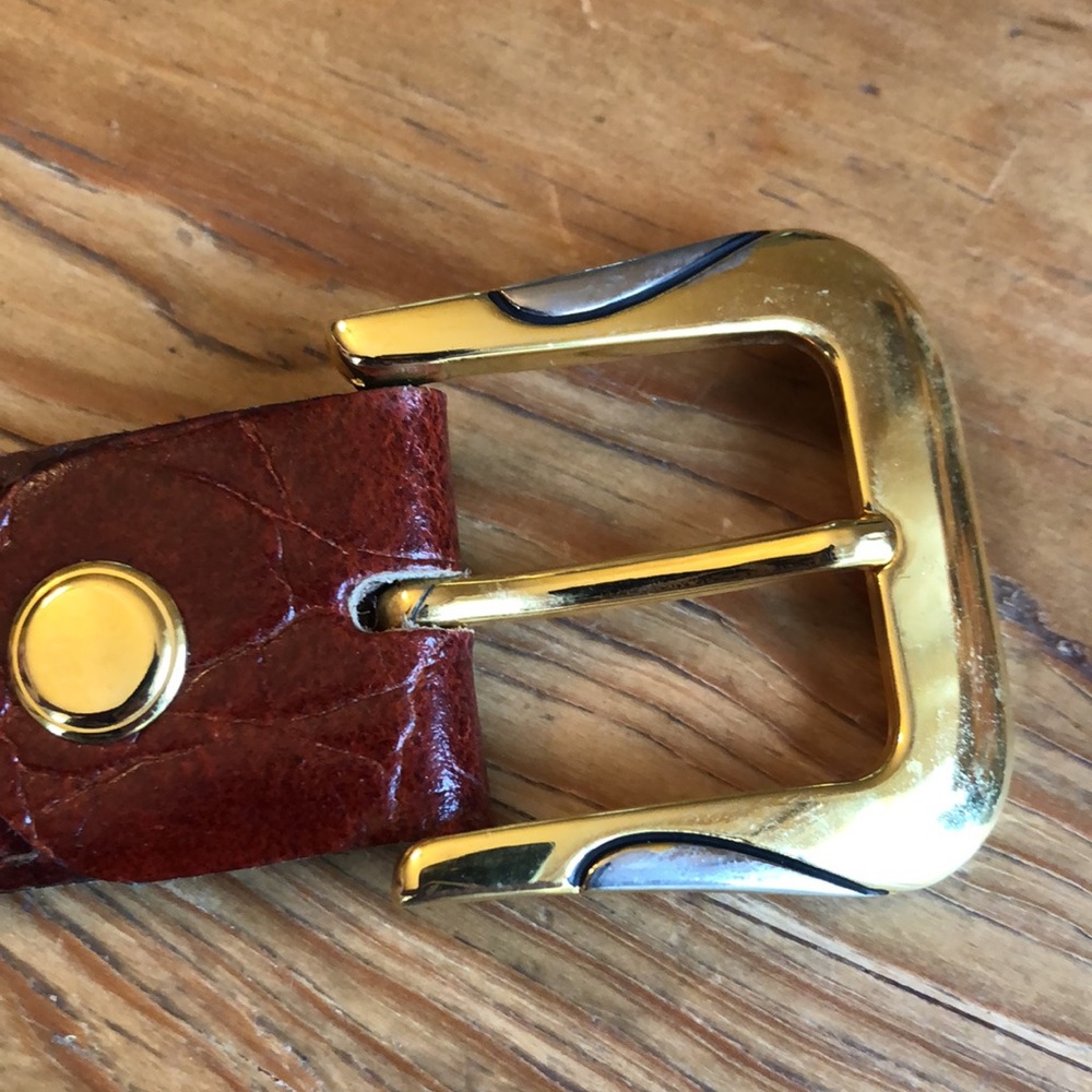 Code Azure leather belt - Picture 2 of 11